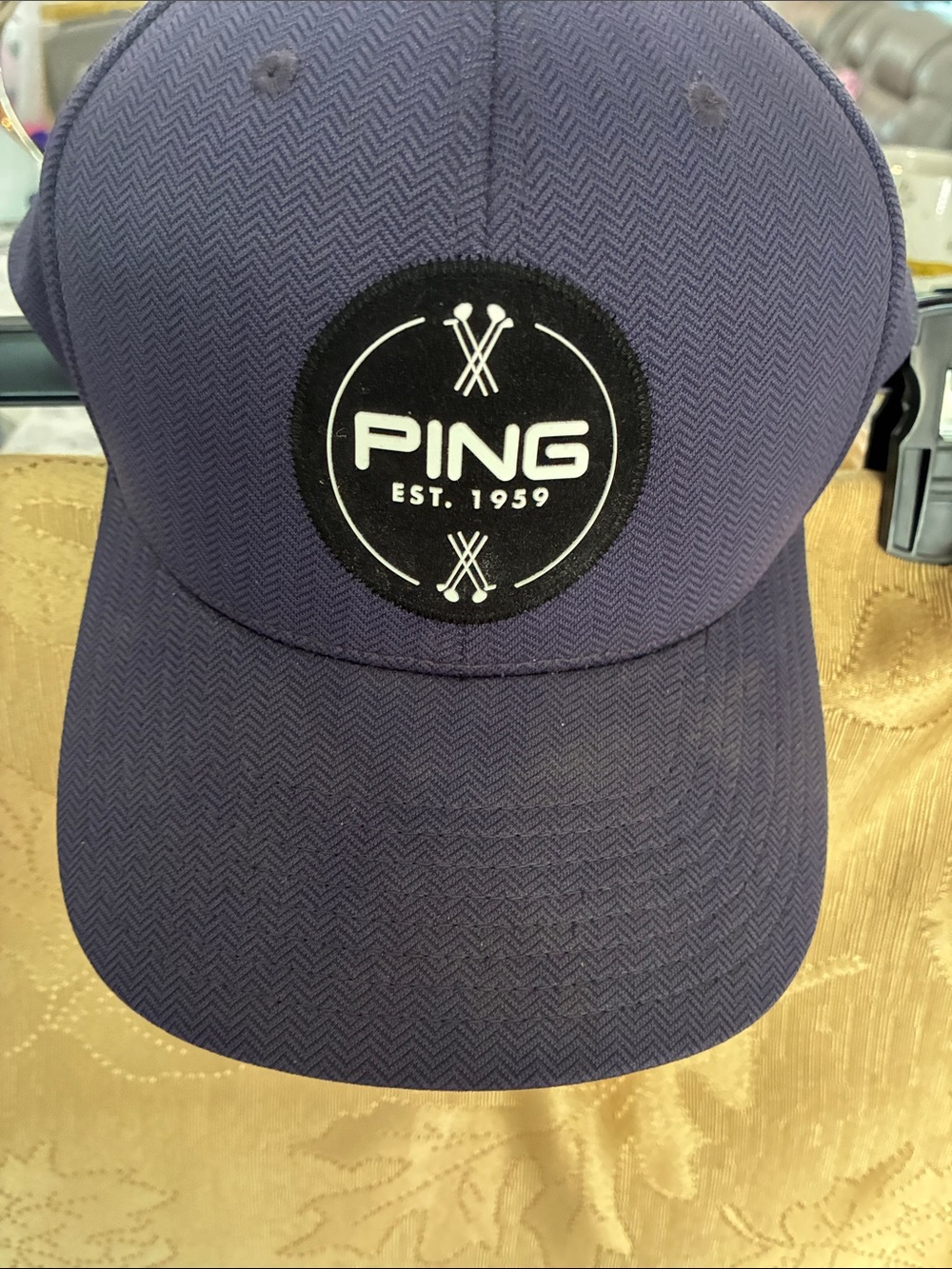 PING Men's Navy Logo Cap